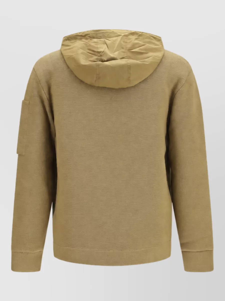 C.p. Company Reversible Merino Wool Hooded Jacket