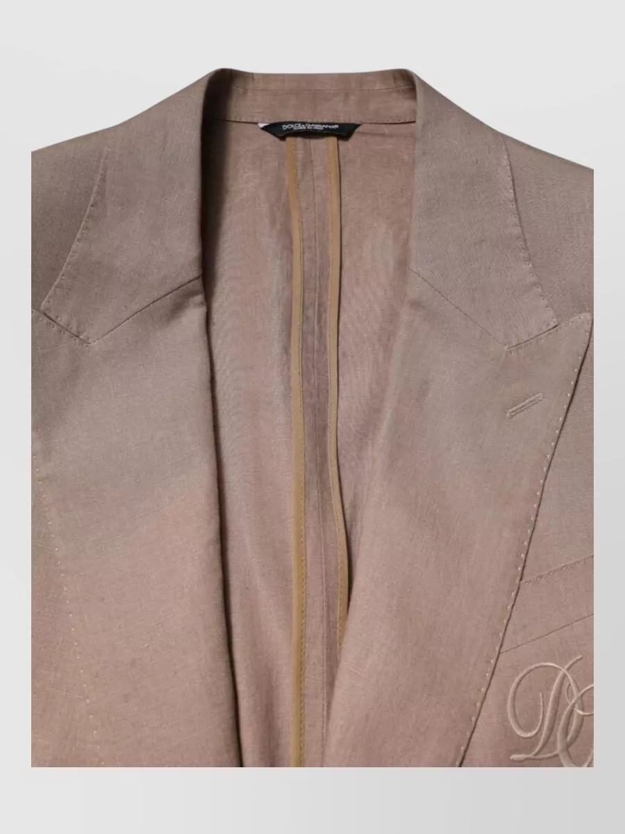 Dolce&Gabbana linen single breasted blazer