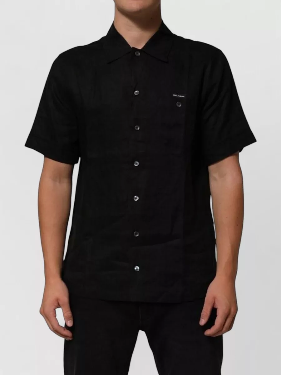 Carhartt Wip linen short-sleeve polo shirt