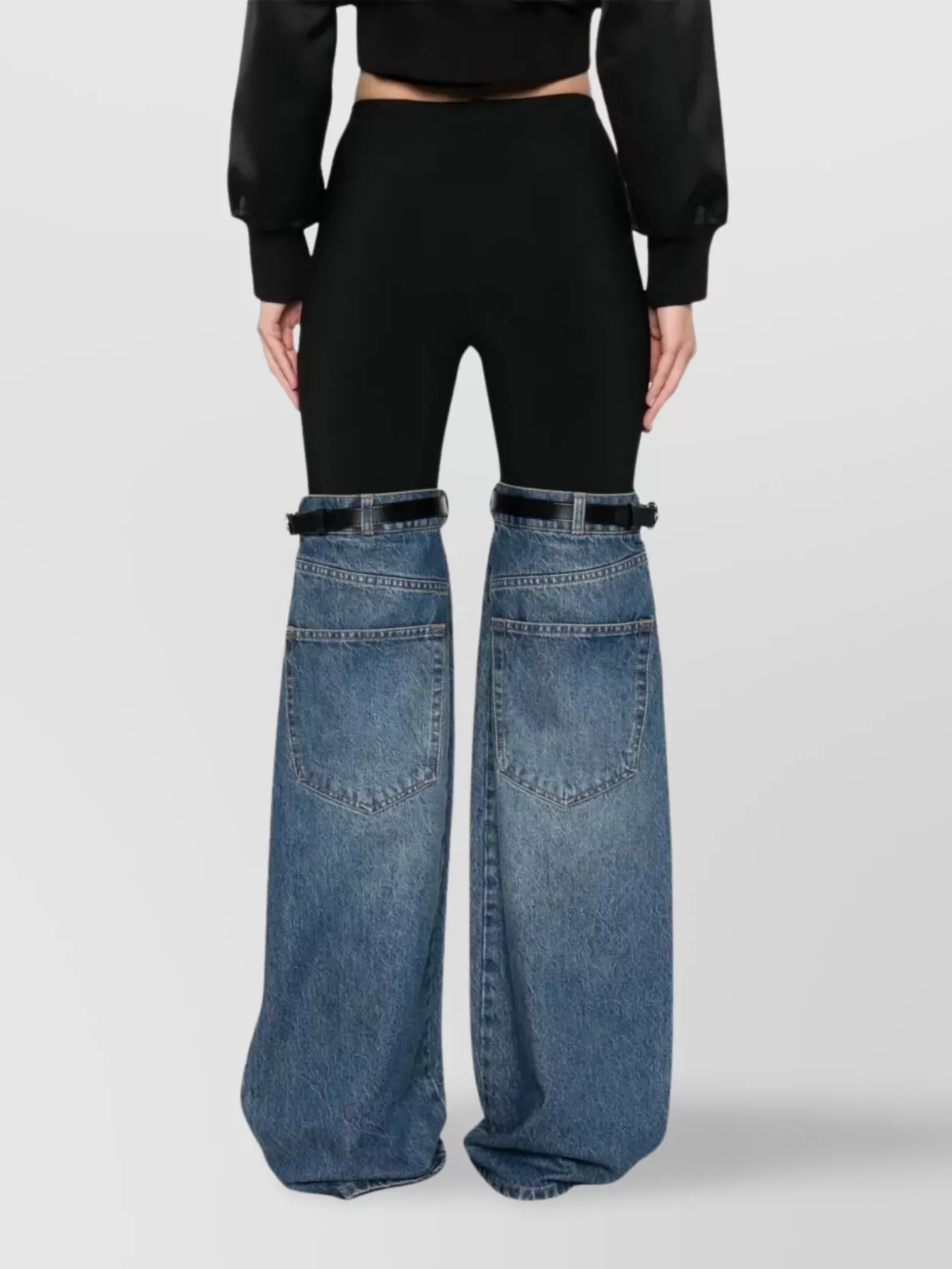 Coperni Contemporary Wide-Leg Denim Trousers