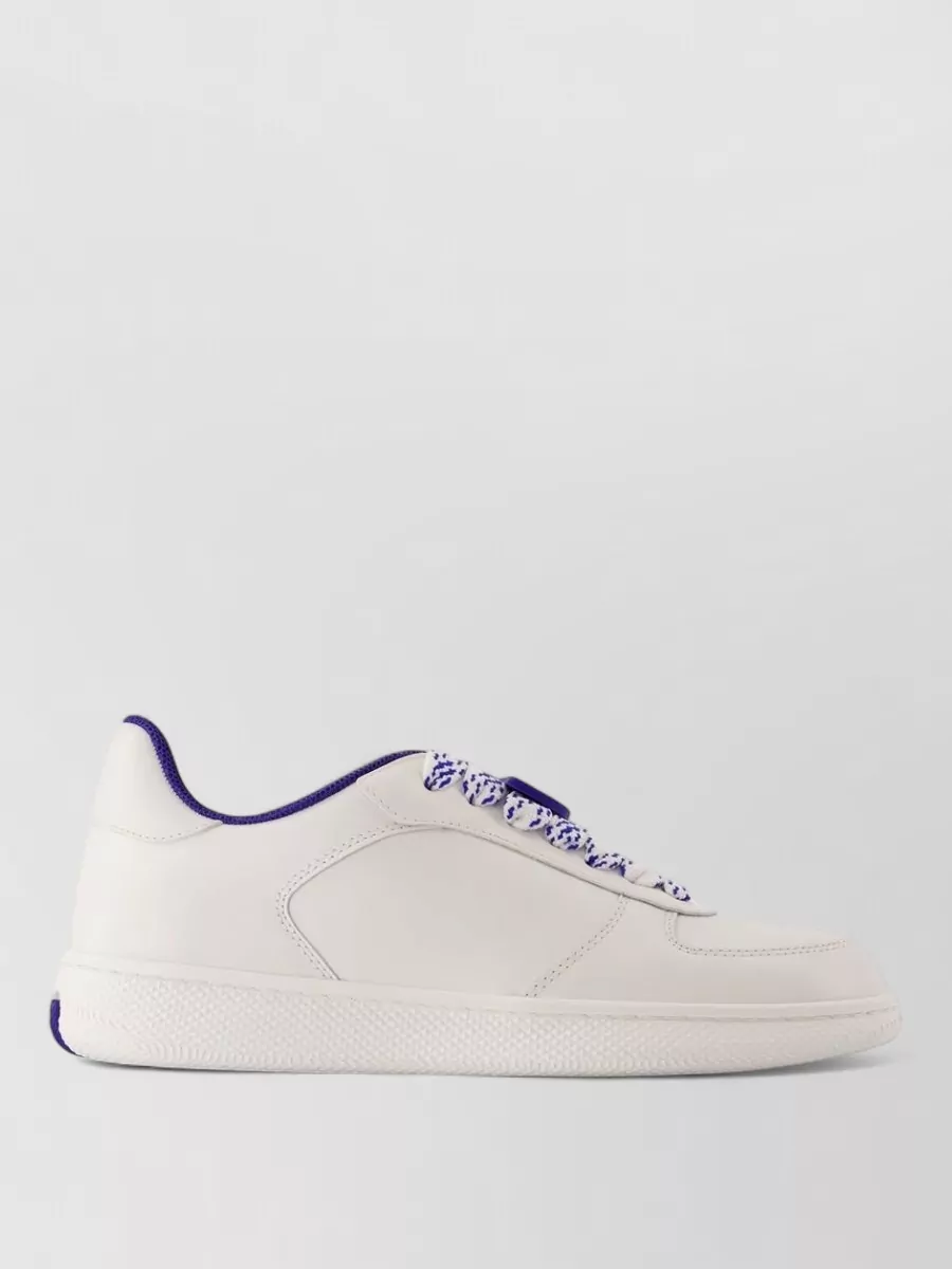 Burberry leather low-top sneakers