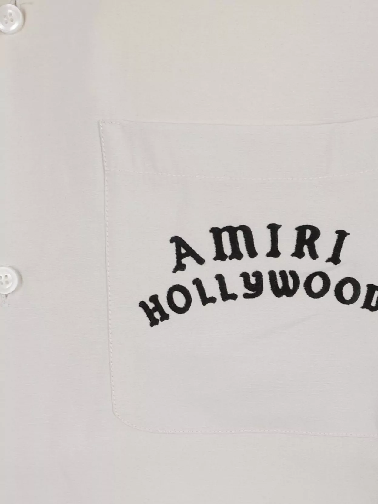 Amiri Regular Fit Bowling Shirt With Two Pockets