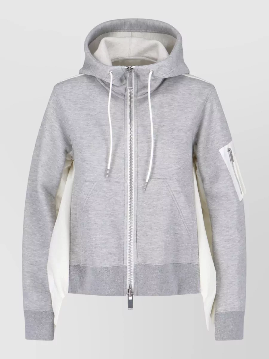 Sacai cotton fitted jacket