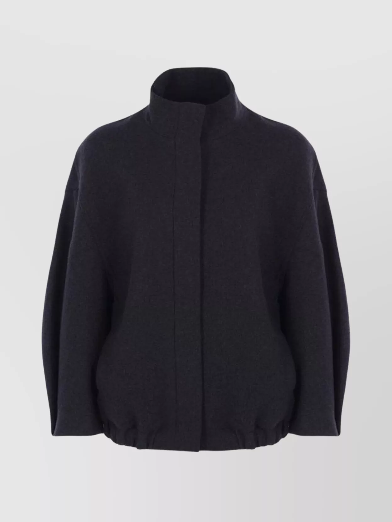 Dries Van Noten Voles 2118 Wool Blend Jacket With High Collar