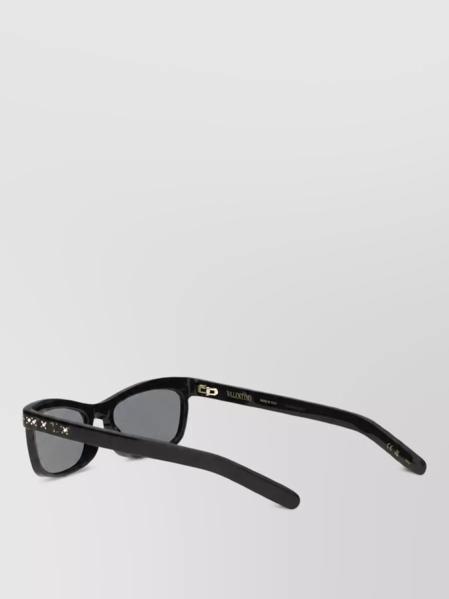 Valentino Garavani Rectangular Acetate Sunglasses
