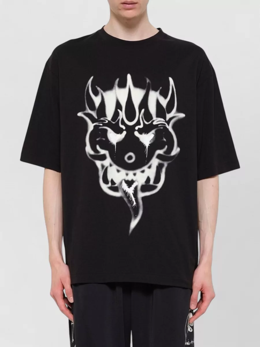 Y-3 Cotton Graphic Print Relaxed-Fit T-Shirt