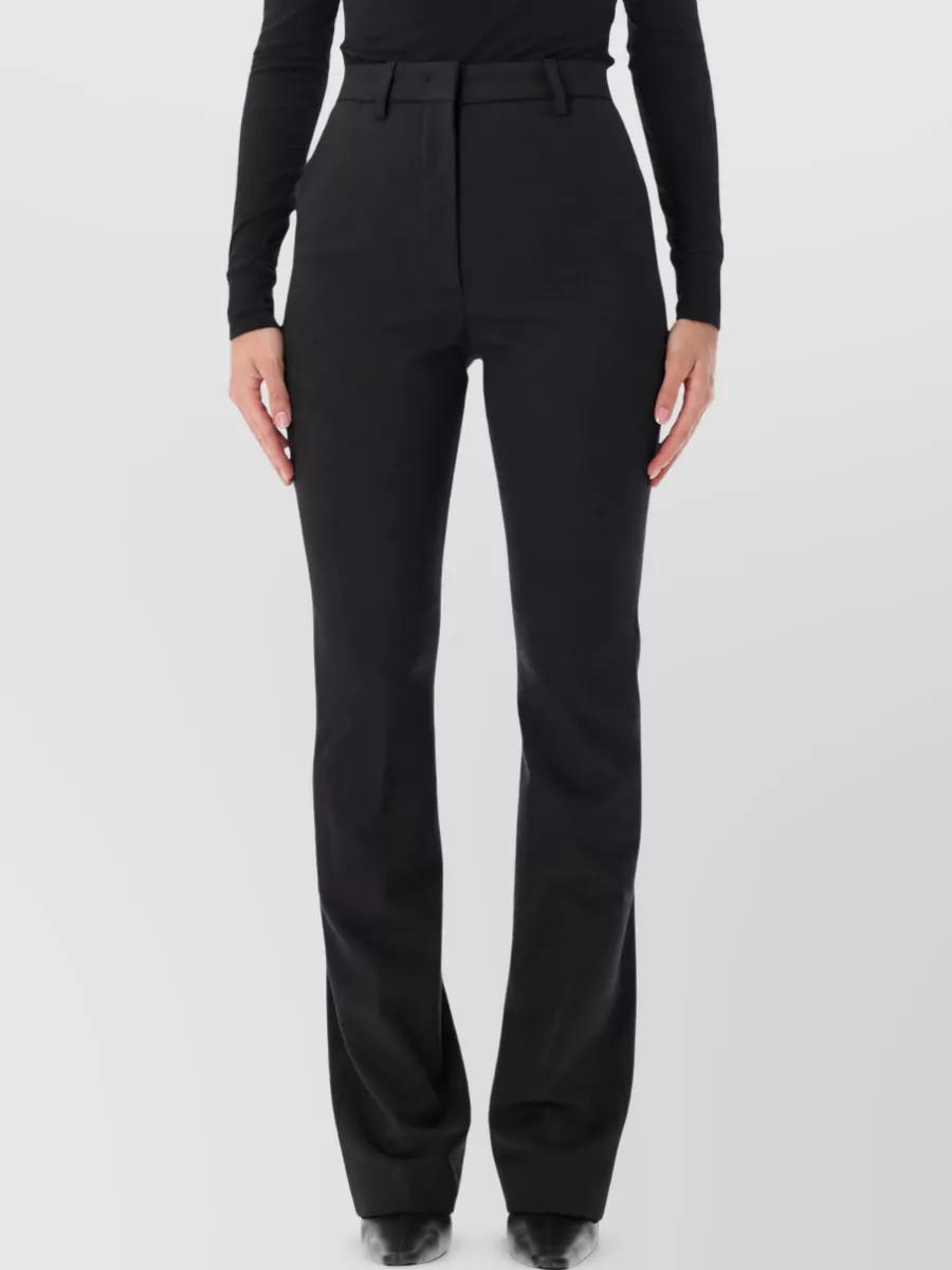 Thelatest High-Rise Slim Flared Trousers