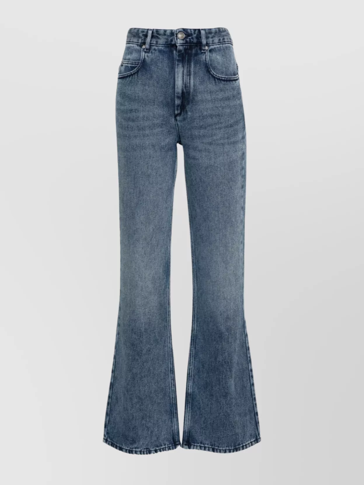 Isabel Marant High-rise Bootcut Denim Jeans With Belt Loops