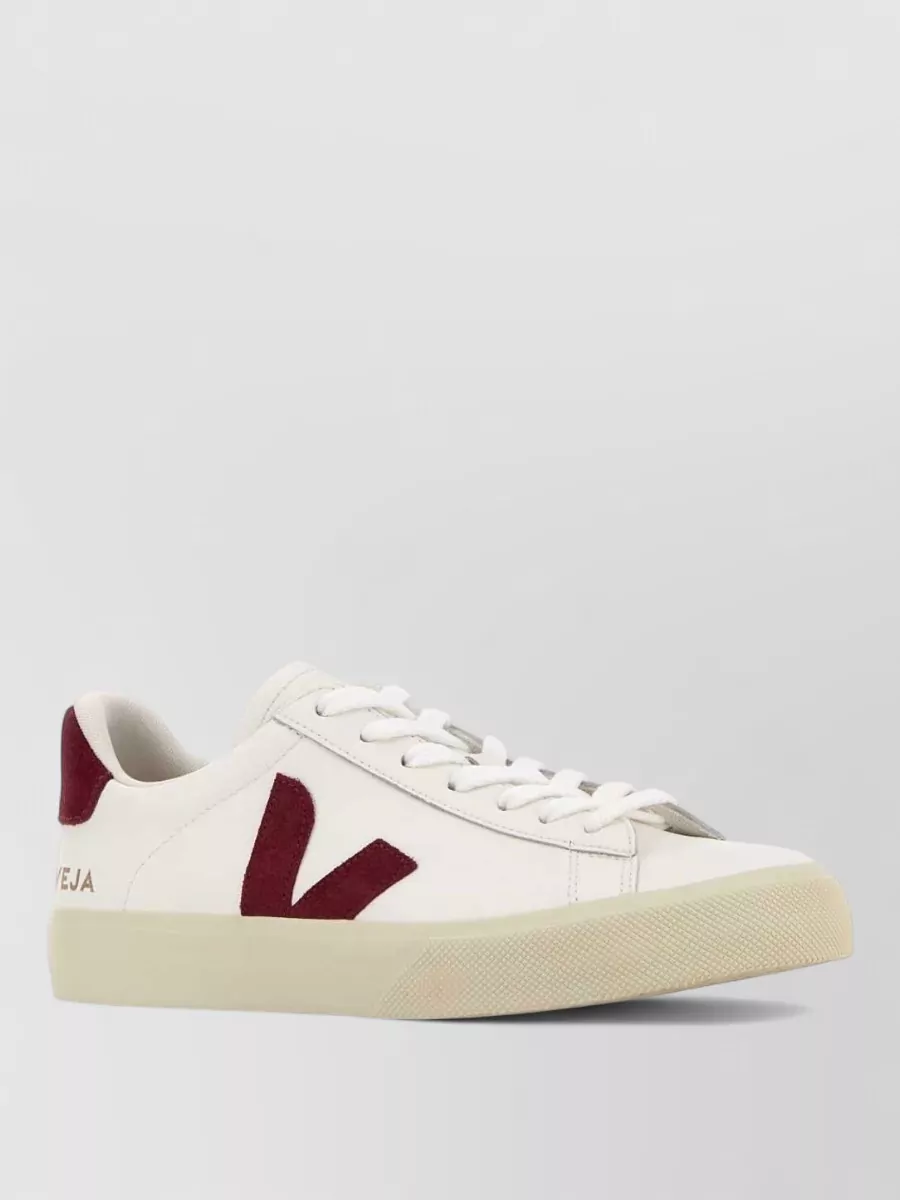 Veja leather lace-up sneakers