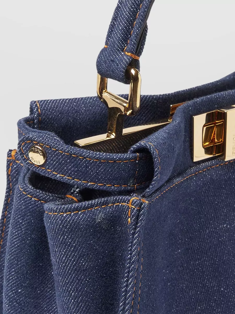 Fendi Peekaboo Mini Top Handle Bag