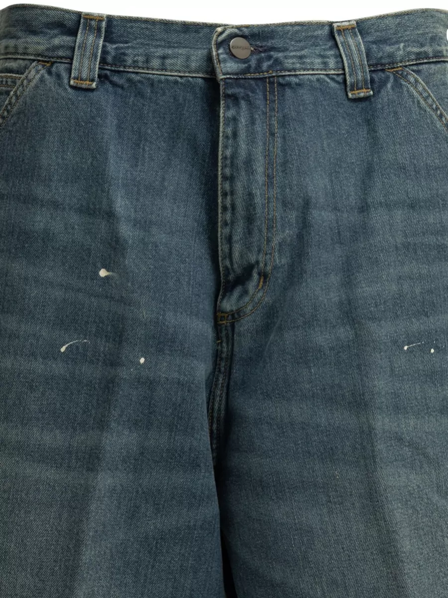 Carhartt Wip Denim Loose-Fit Utility Shorts
