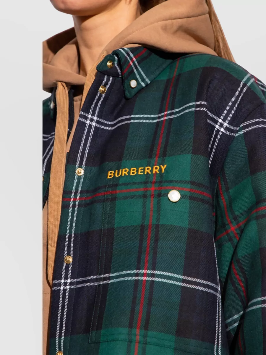 Burberry Wool Fitted Jacket