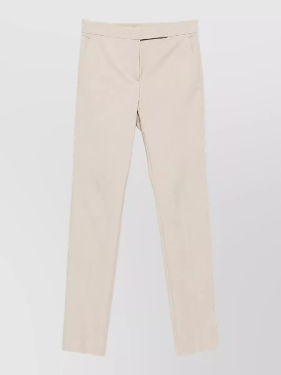 Max Mara Silk straight-leg suit trousers