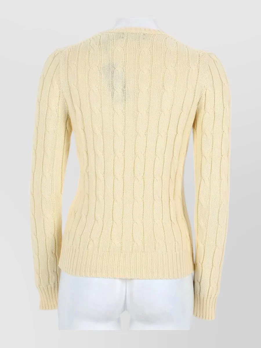 Polo Ralph Lauren Cable-Knit Cotton Sweatshirt