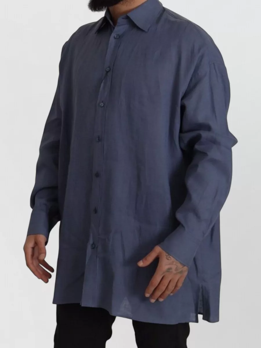 Dolce&Gabbana Linen Slim-Fit Shirt
