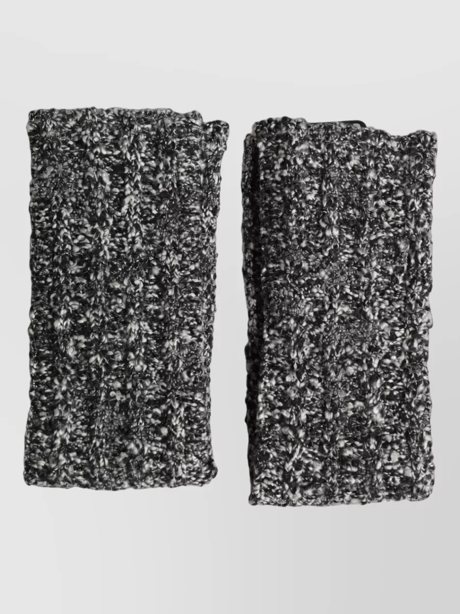 Dolce&Gabbana wool-blend knitted arm warmers