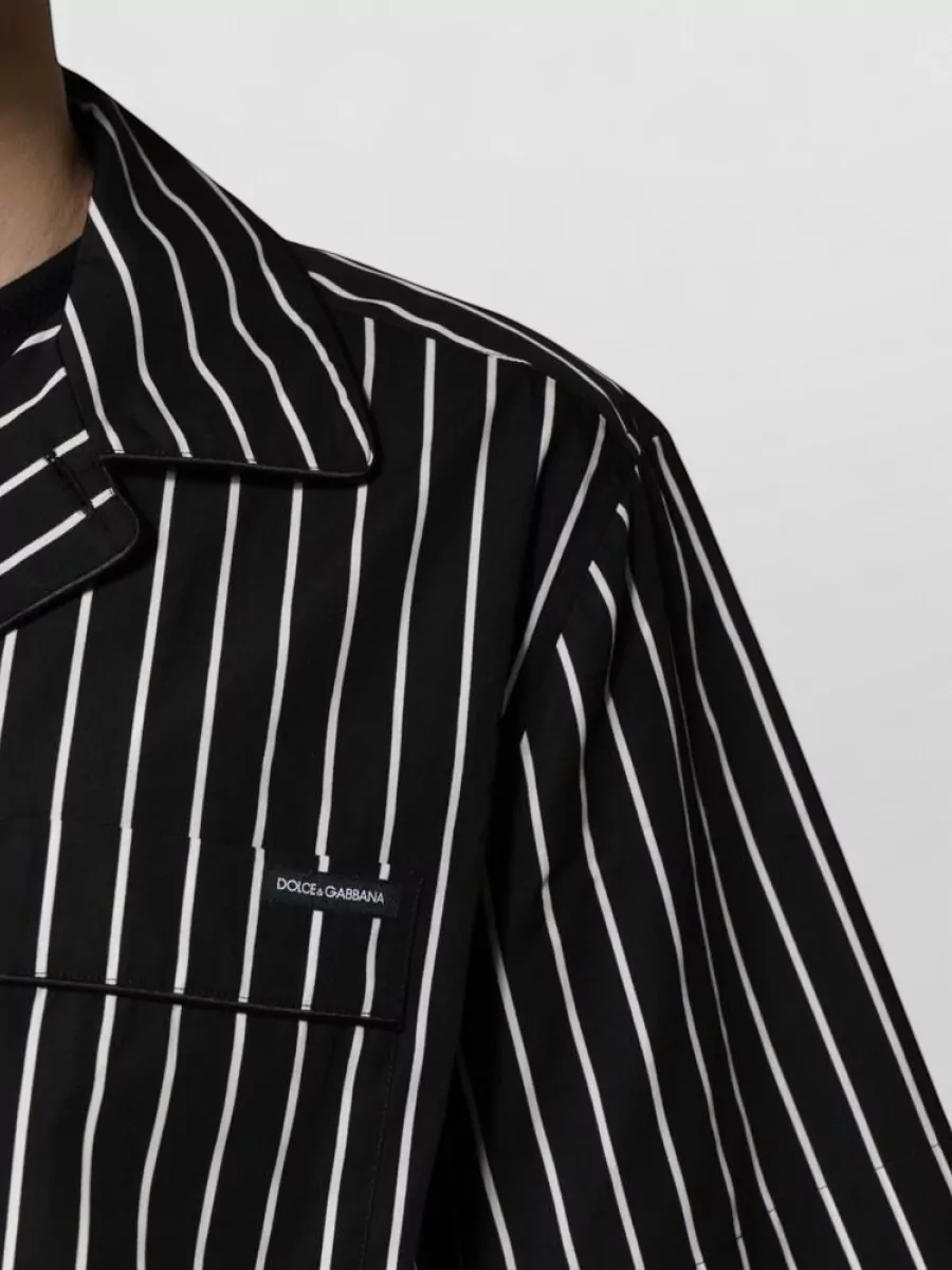 Dolce&Gabbana Cotton Striped Pajama Set