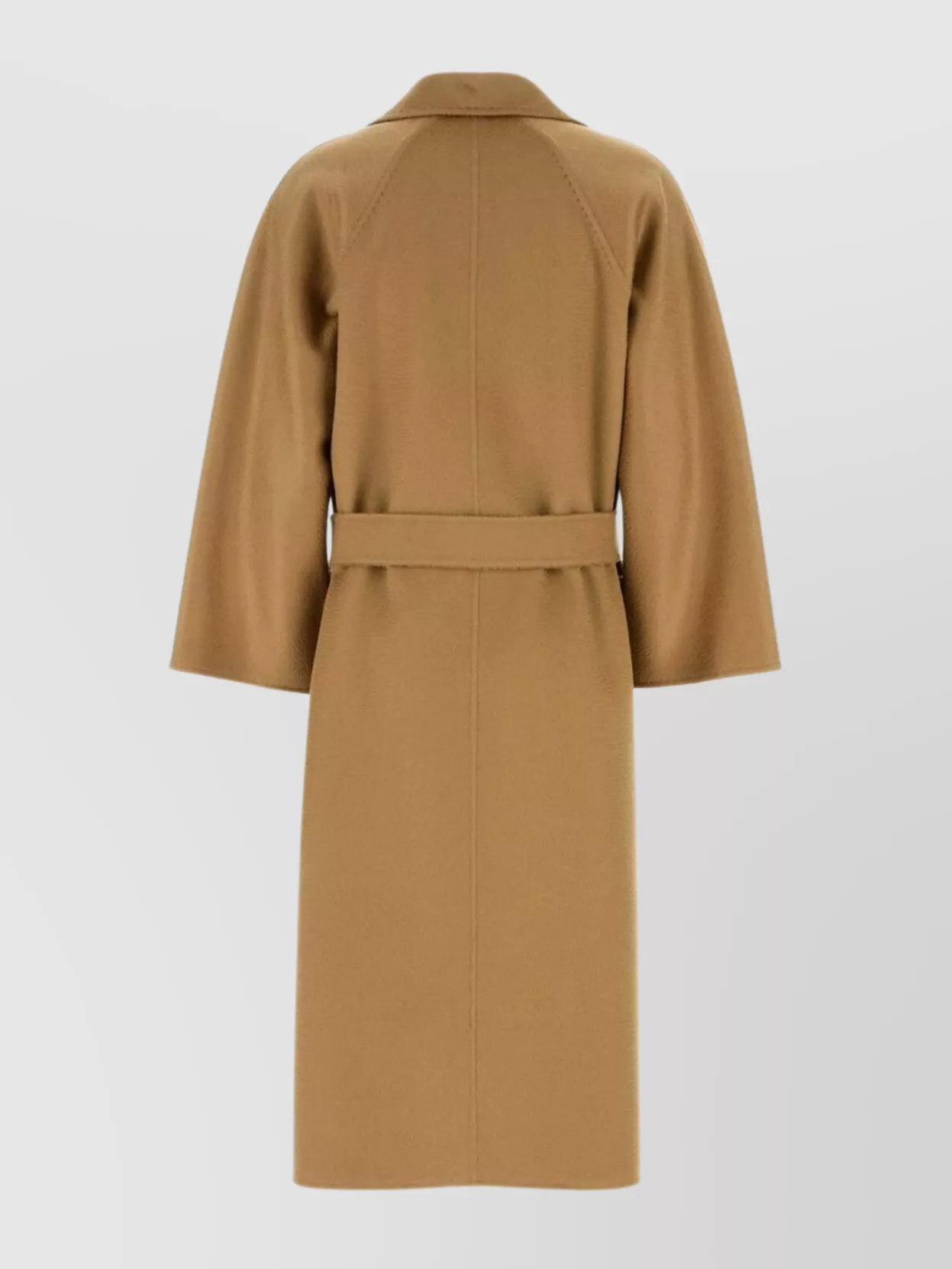 Max Mara Ludmilla Coat Cashmere Belted Waist In Brown