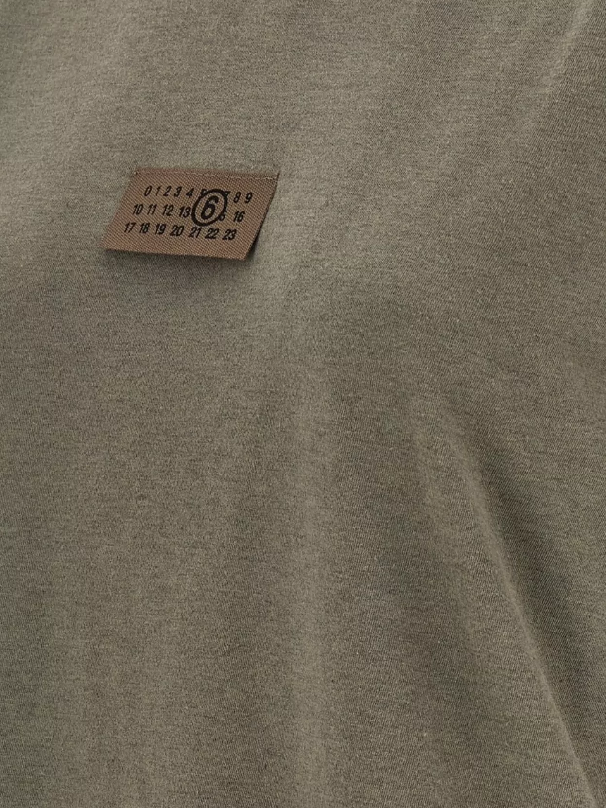 Mm6 Maison Margiela Crew Neck Patch T-Shirt