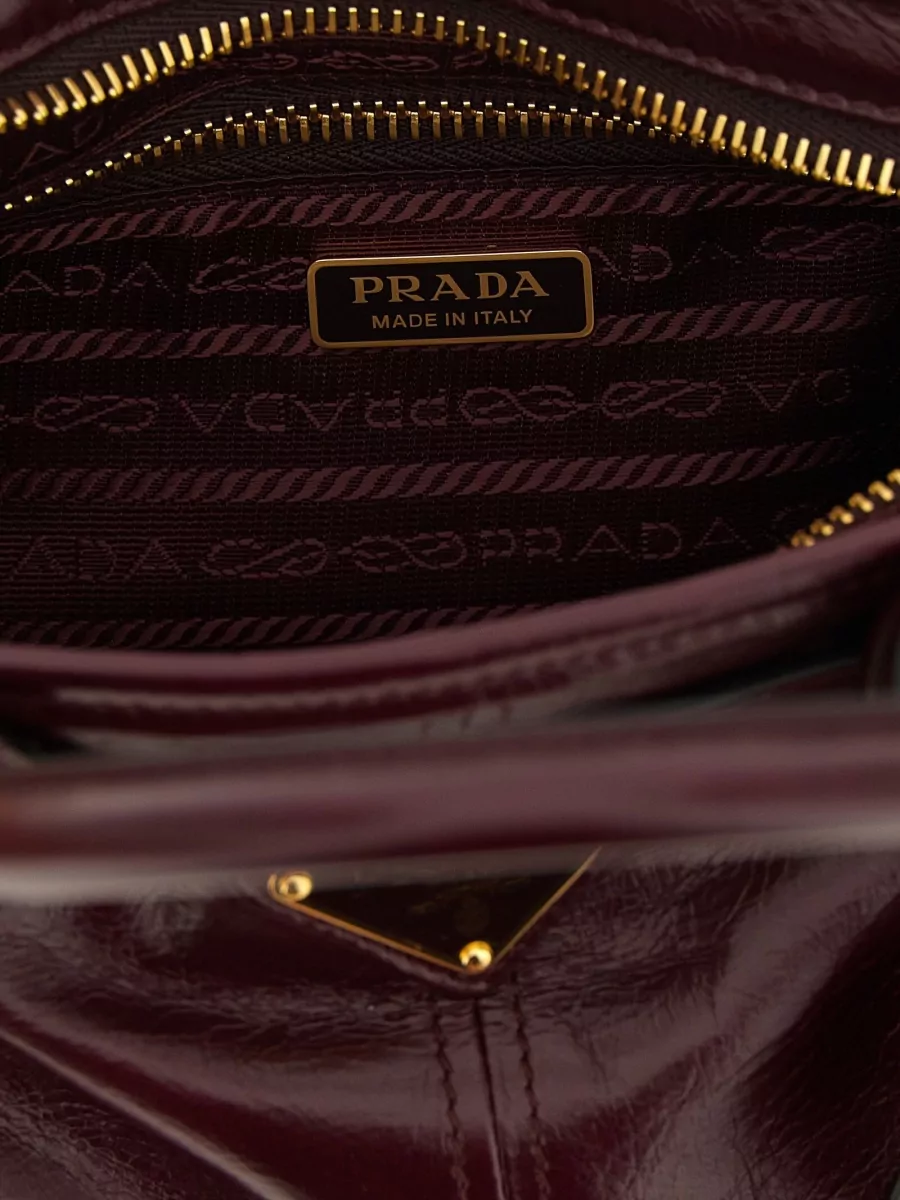 Prada Bonnie Mini Leather Shoulder Bag