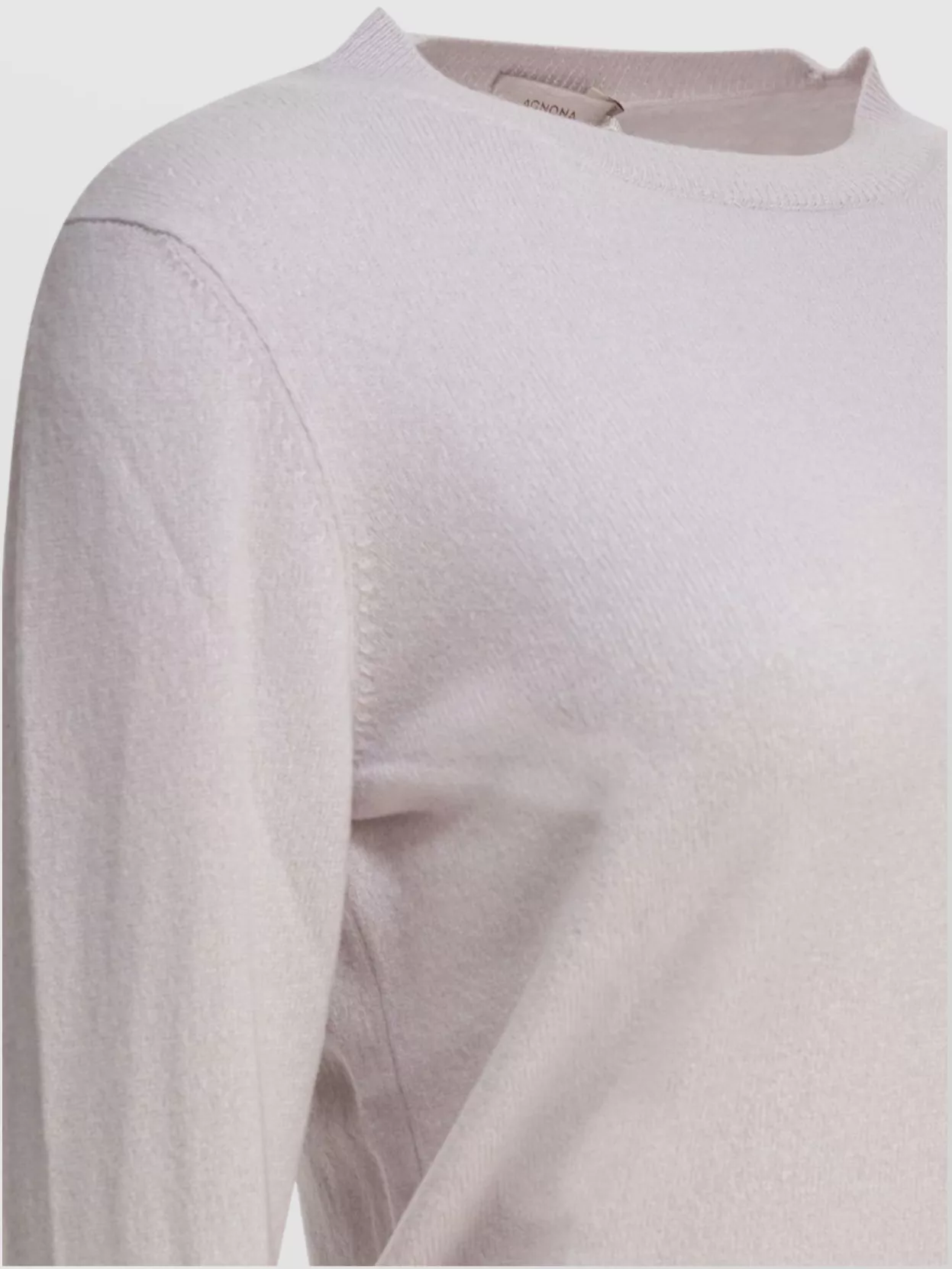 Agnona Knitwear With Long Sleeves And Crew Neck