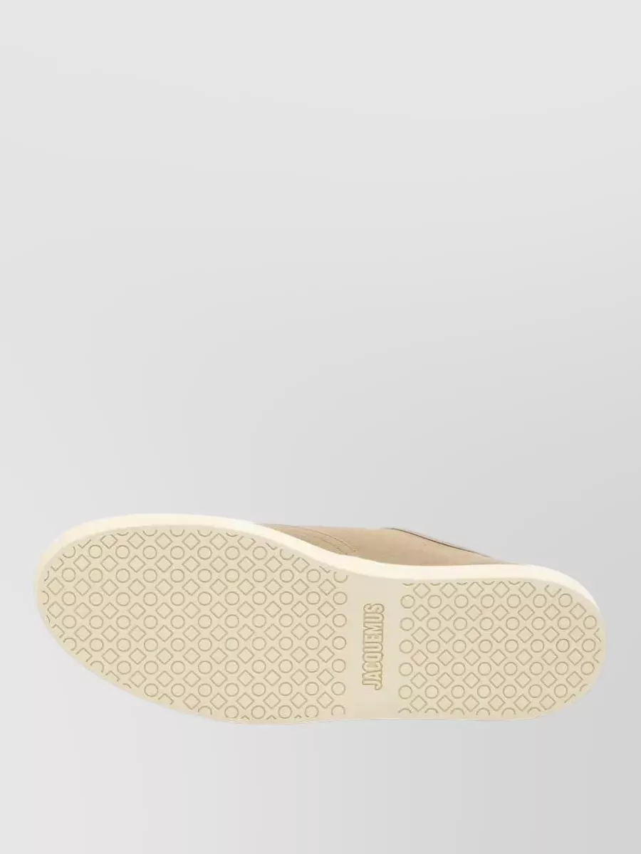 Jacquemus Cotton Lace-Up Low-Top Sneakers