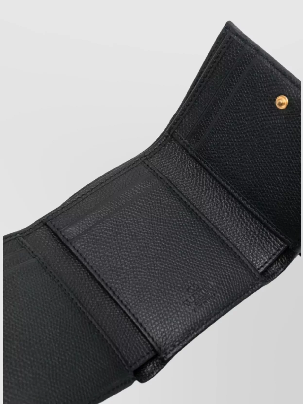 Valentino Garavani Signature Leather Trifold Wallet