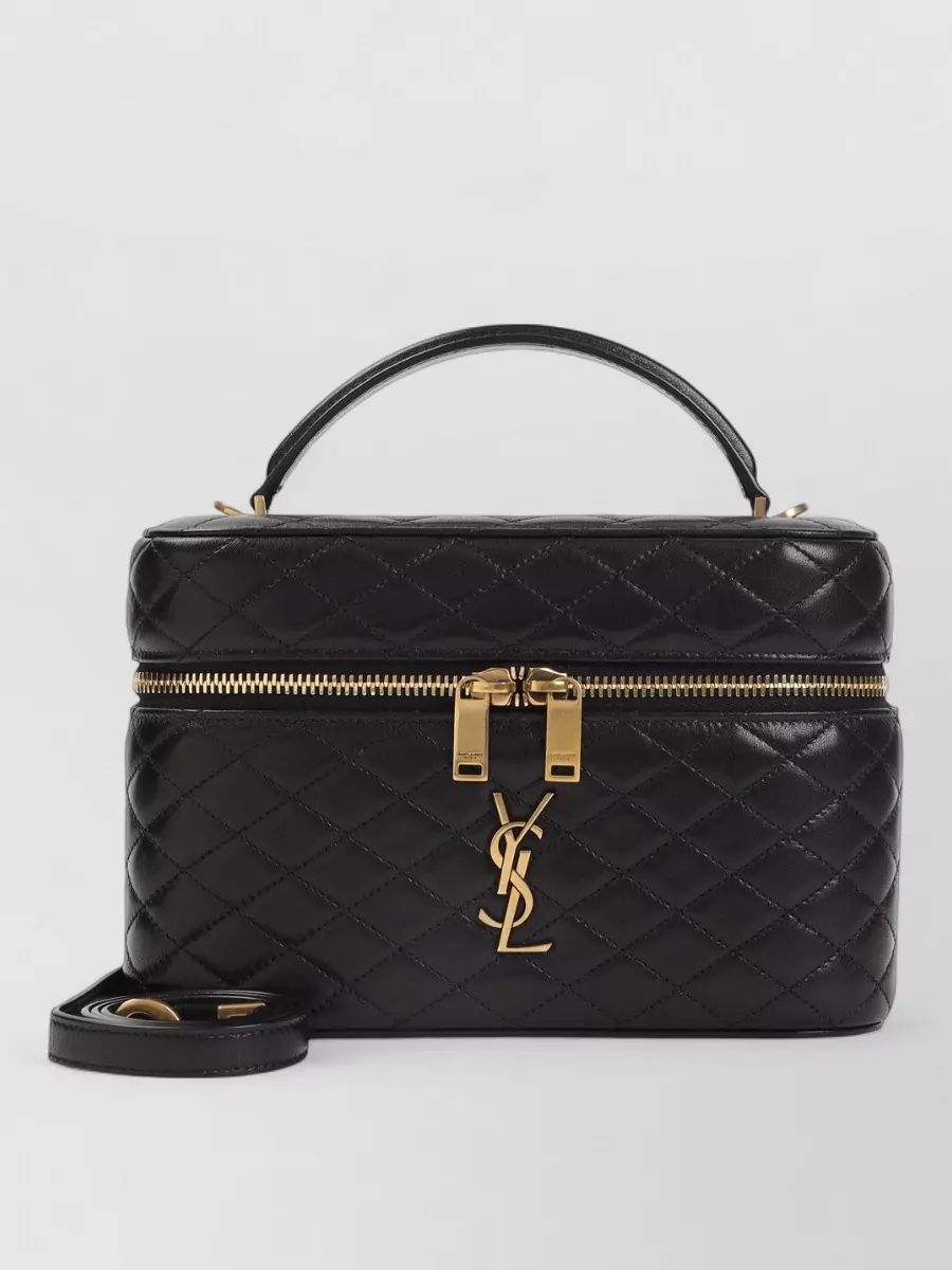 Saint Laurent Gaby Shoulder Bag Adjustable Strap Top Handle