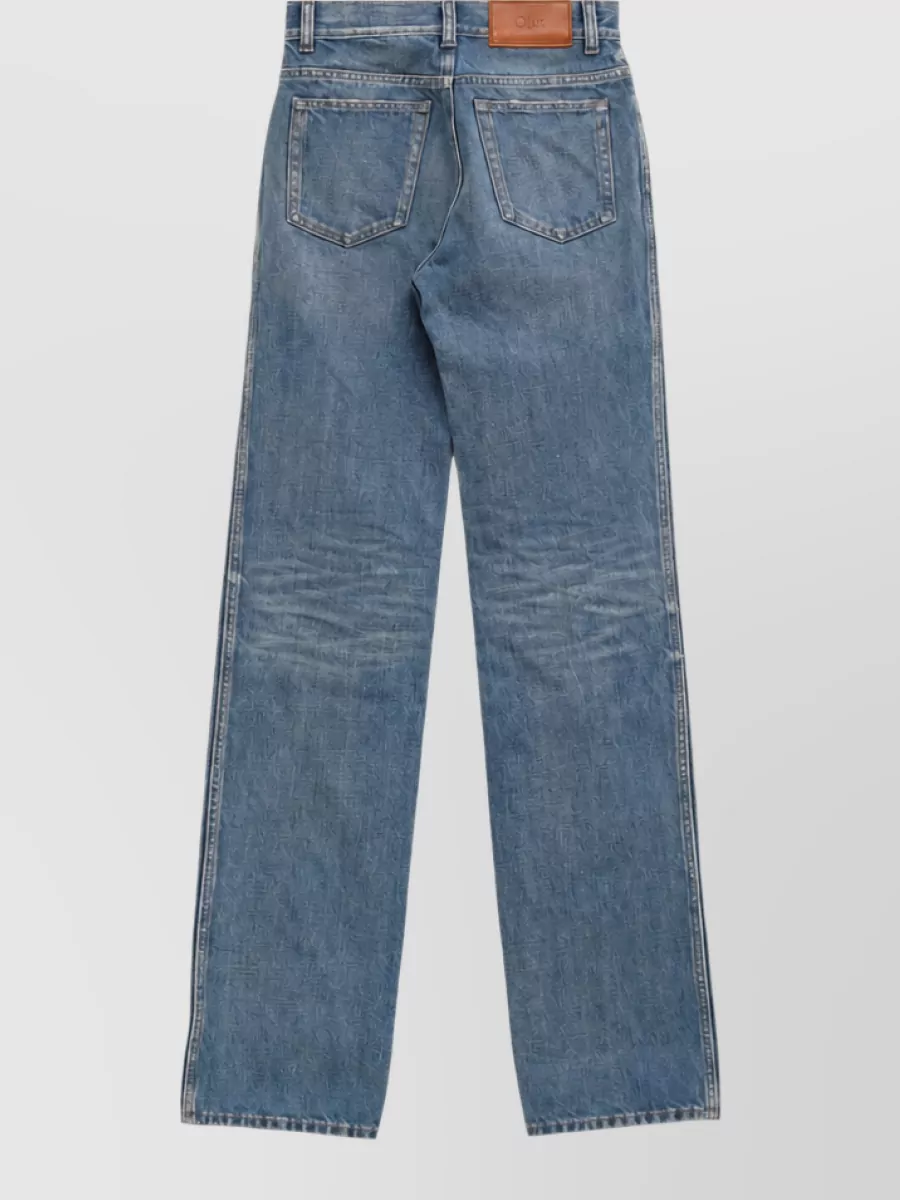 Chloé Denim straight-leg jeans