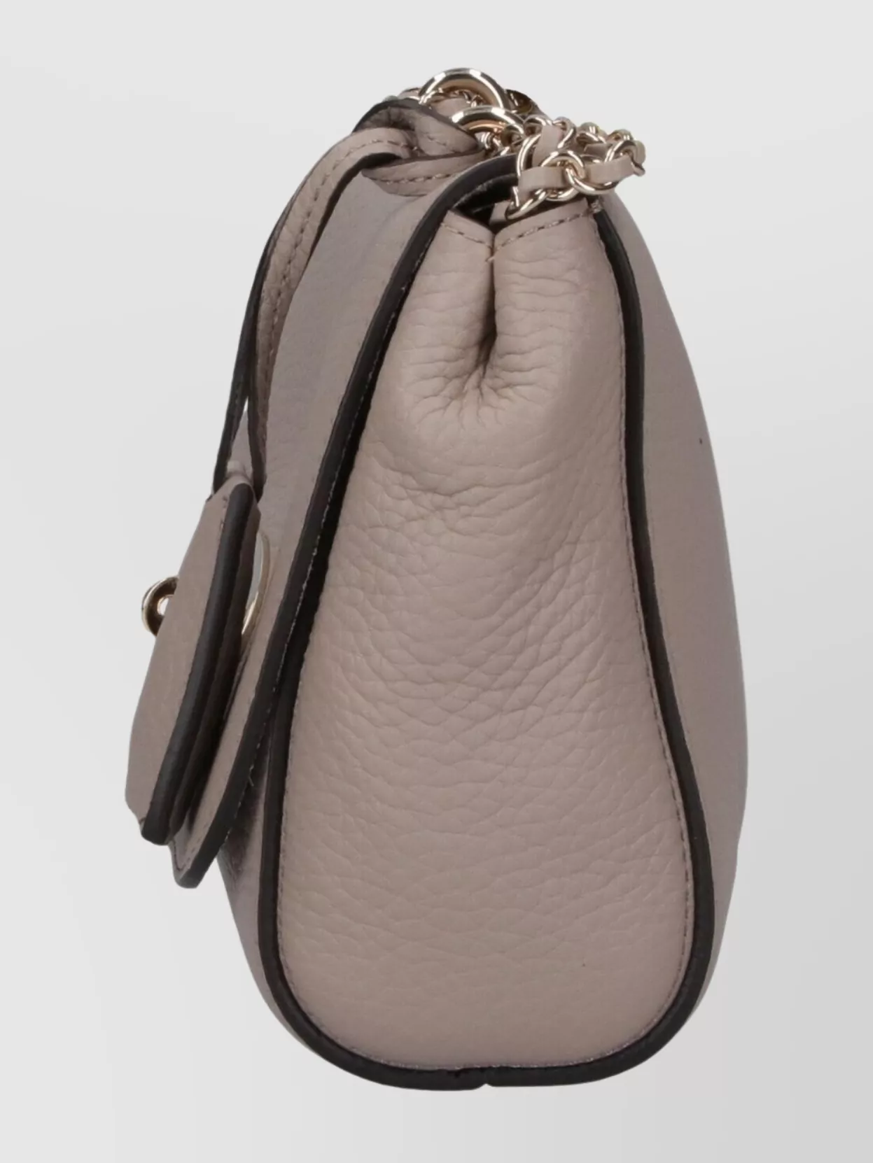 Mulberry Chain Strap Shoulder Bag With Pebbled Texture