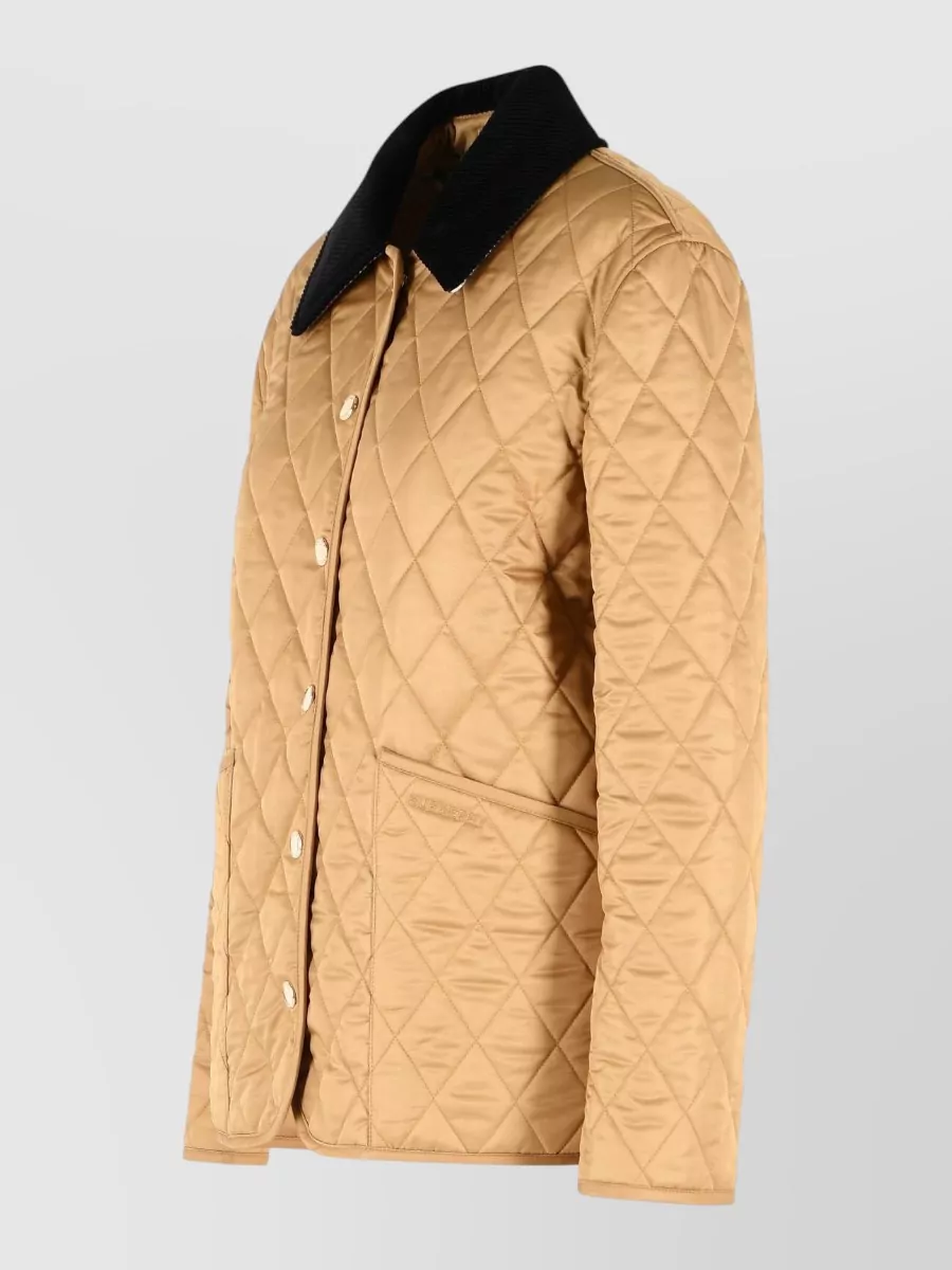 Burberry Quilted Single Breasted Jacket