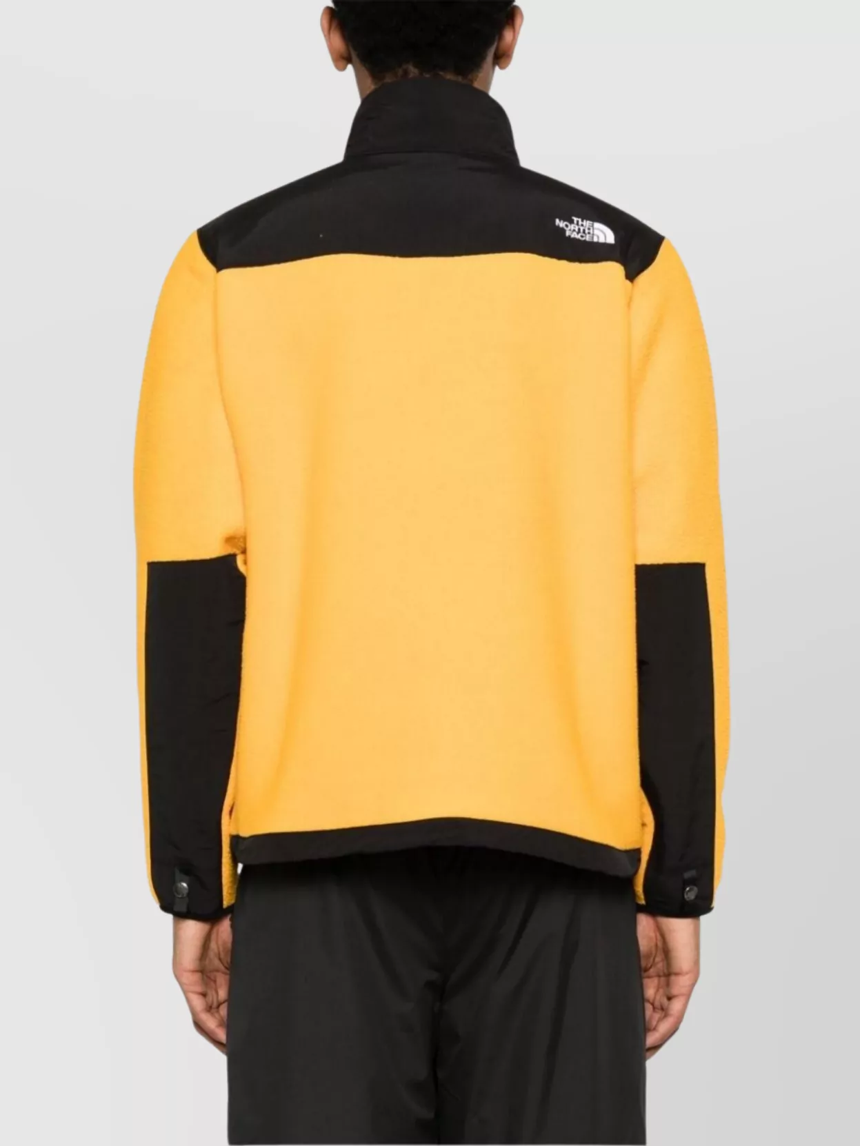 The North Face Trimmed Fleece Neck Panelled Zip Pockets In Yellow