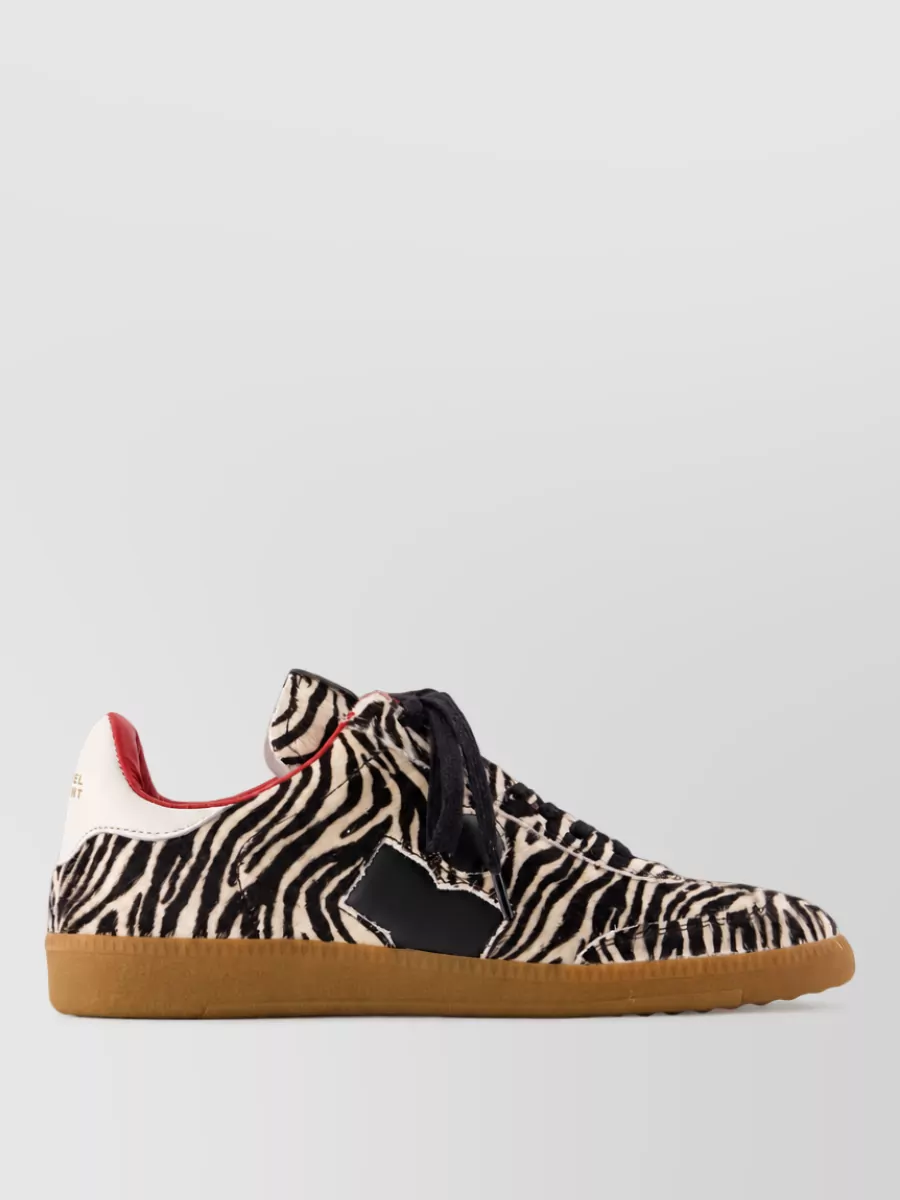 Isabel Marant Leather lace-up sneakers