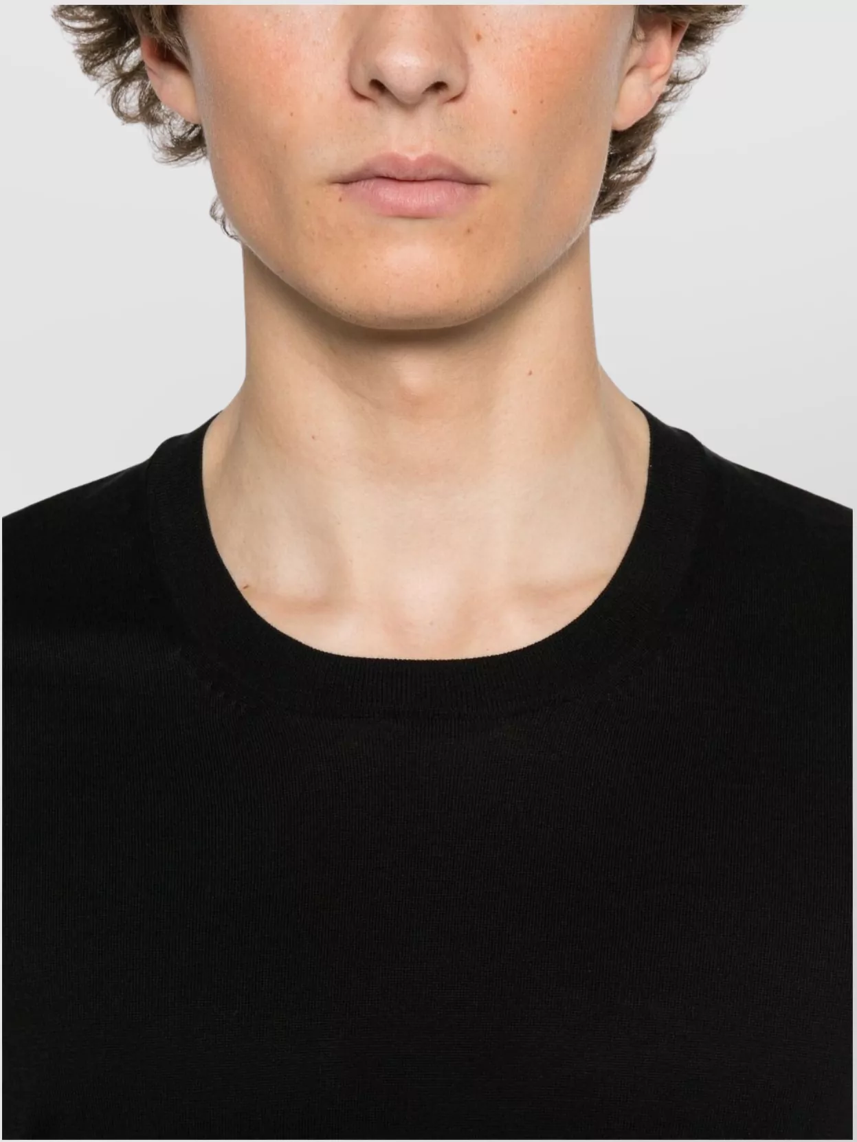 Tom Ford Crew Neck T-Shirt With Cuffs And Hem