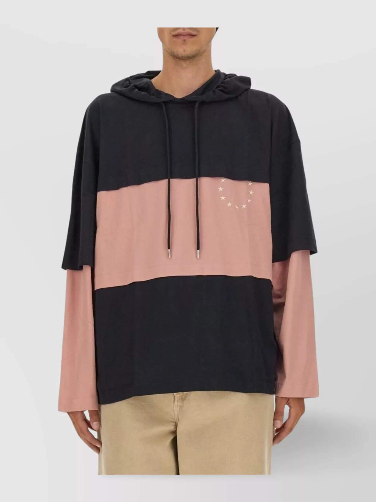 Études Oversize Logo Hooded Star Sweatshirt