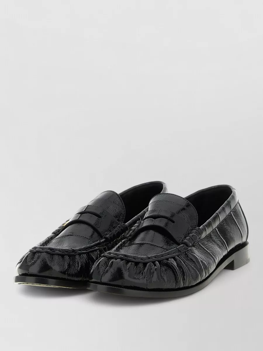 Saint Laurent Leather Loafers