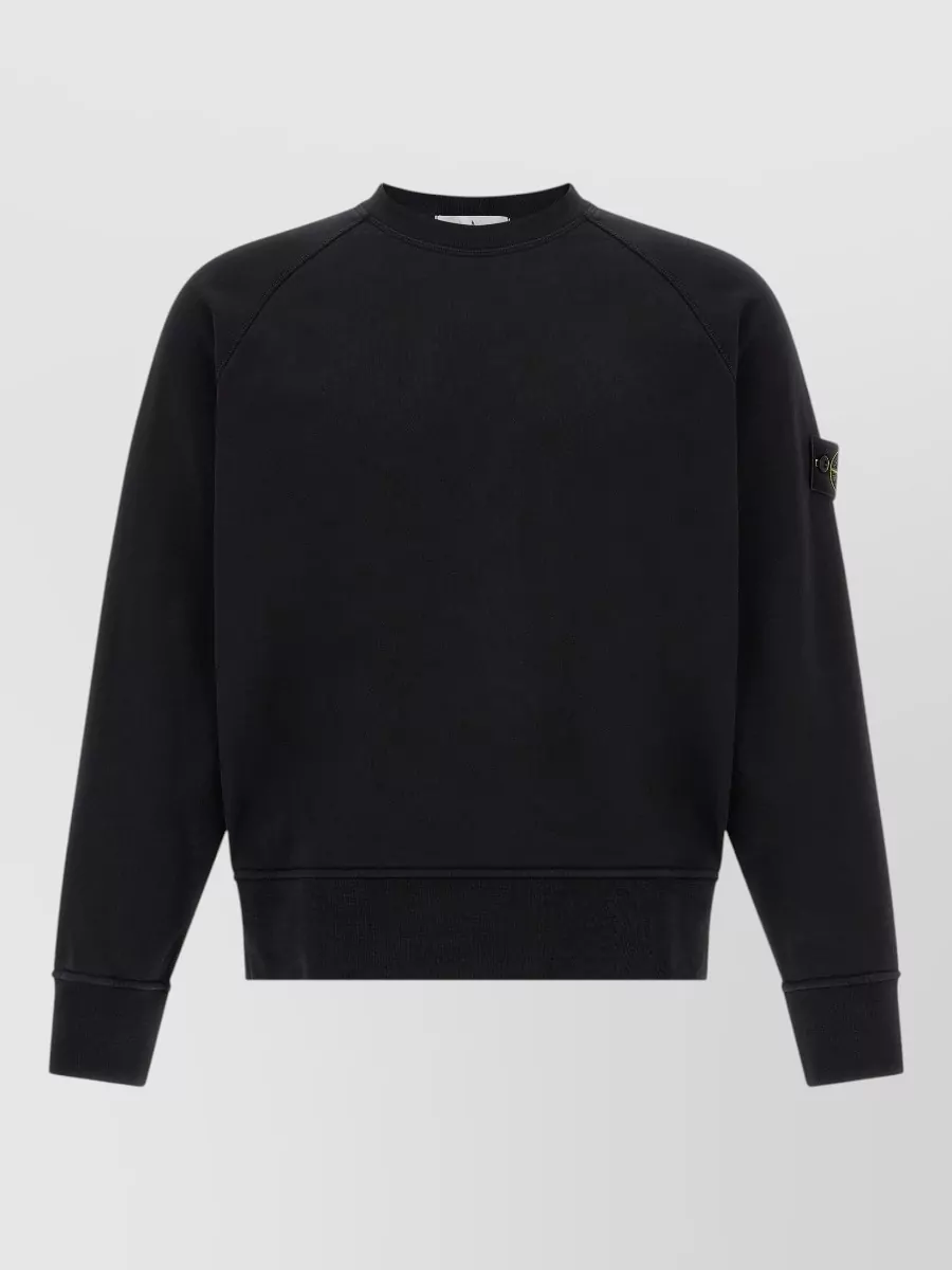 Stone Island cotton crew neck sweatshirt