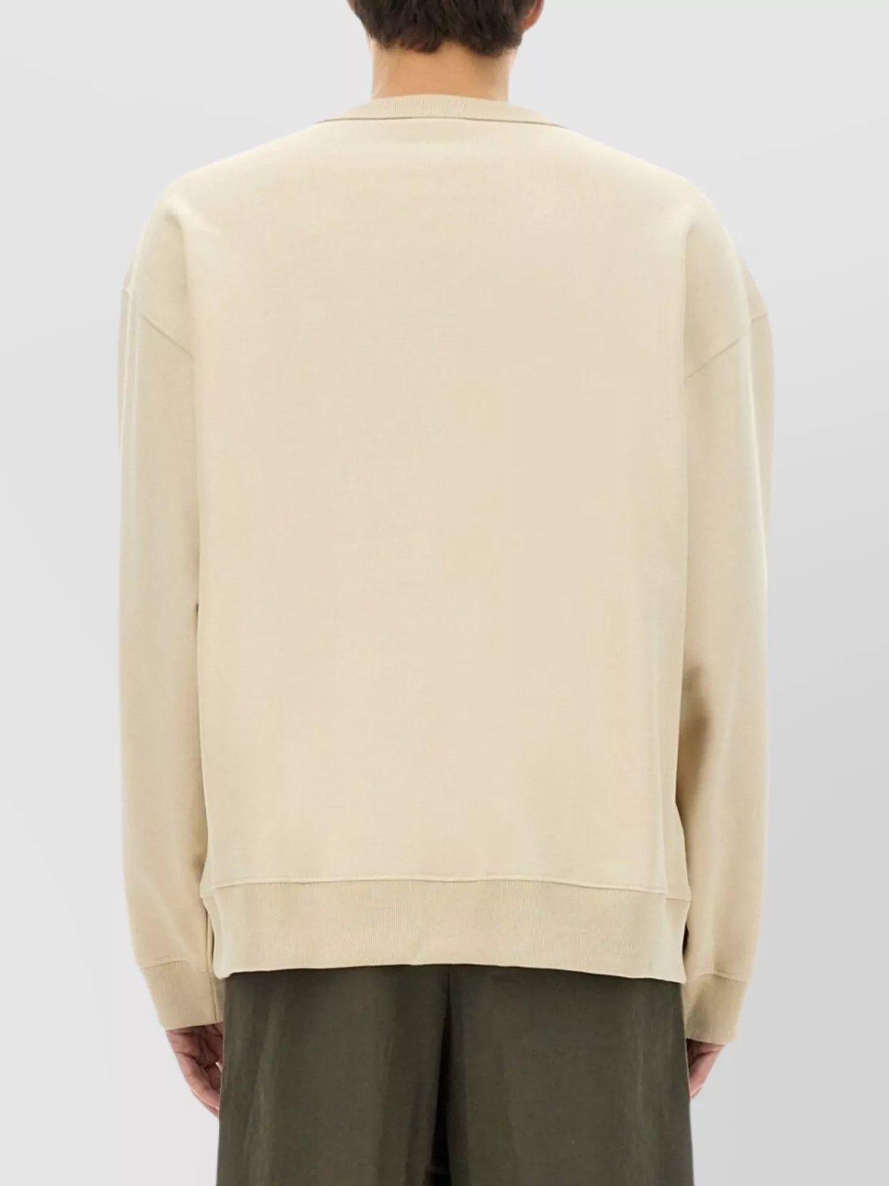 Dries Van Noten Graphic Crew Neck Long Sleeve Sweatshirt