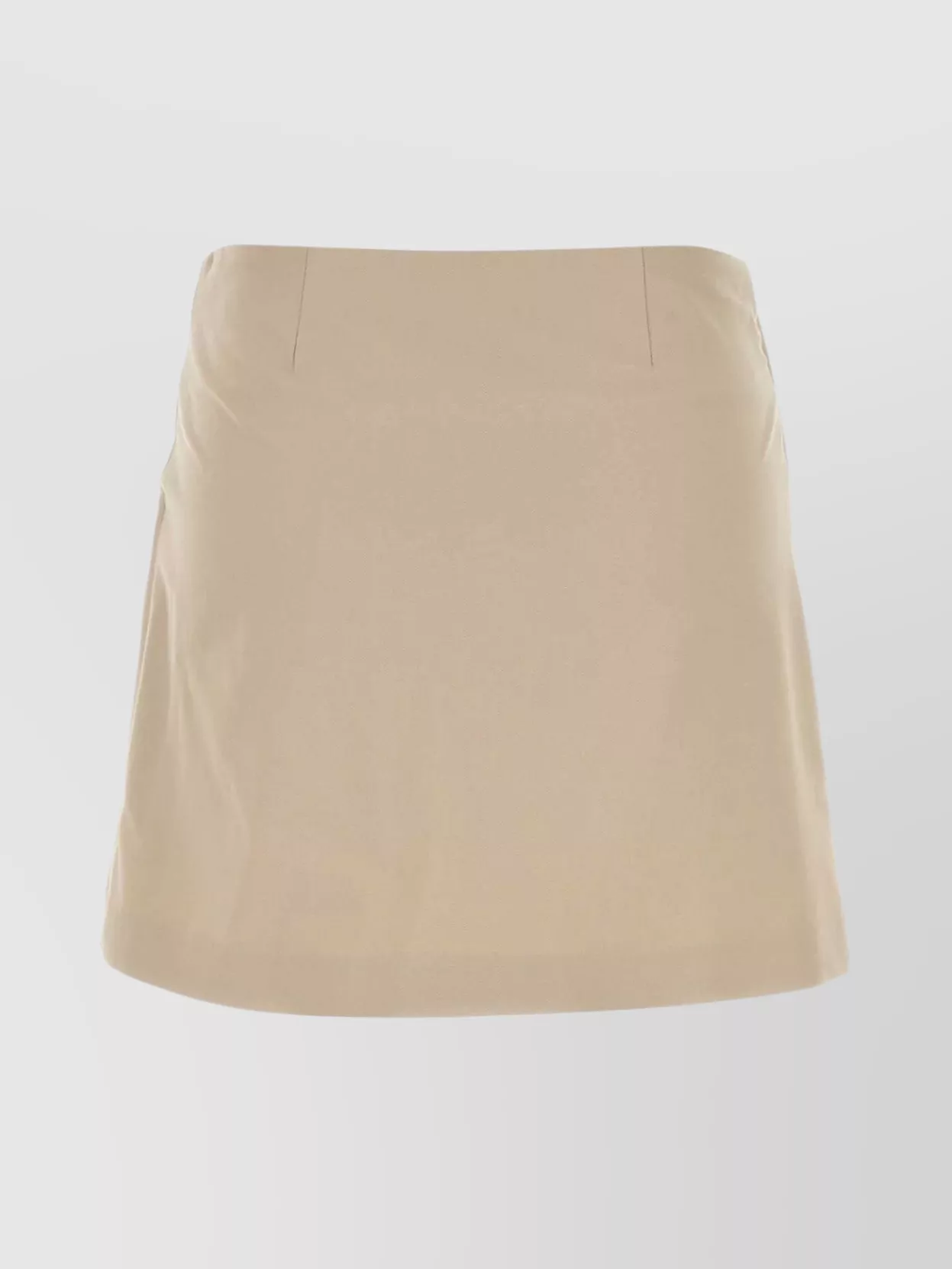 Loewe High Waist Mini Skirt With Front Slit In Multi