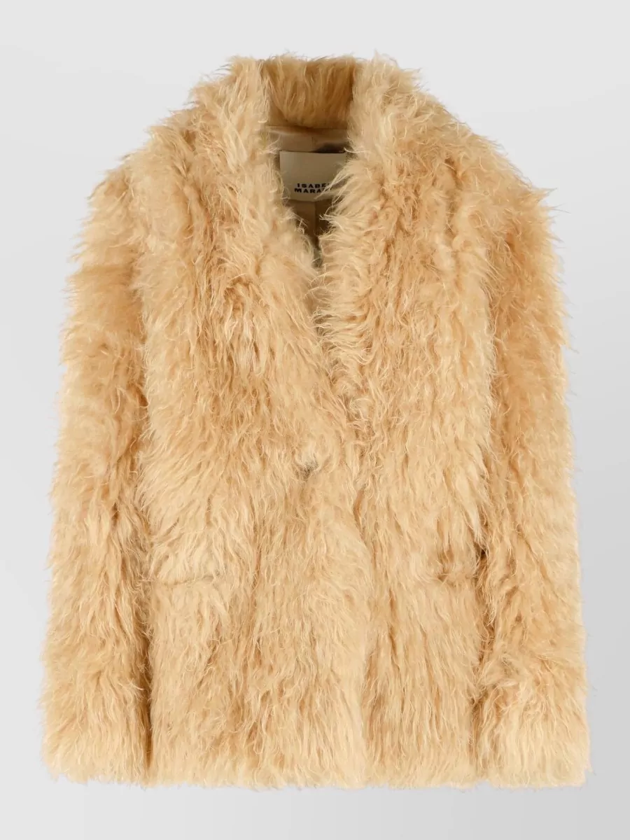 Isabel Marant faux fur relaxed-fit coat