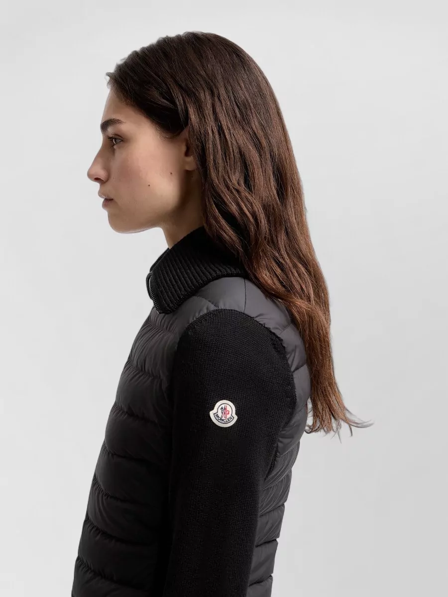 Moncler Down Puffer Cardigan