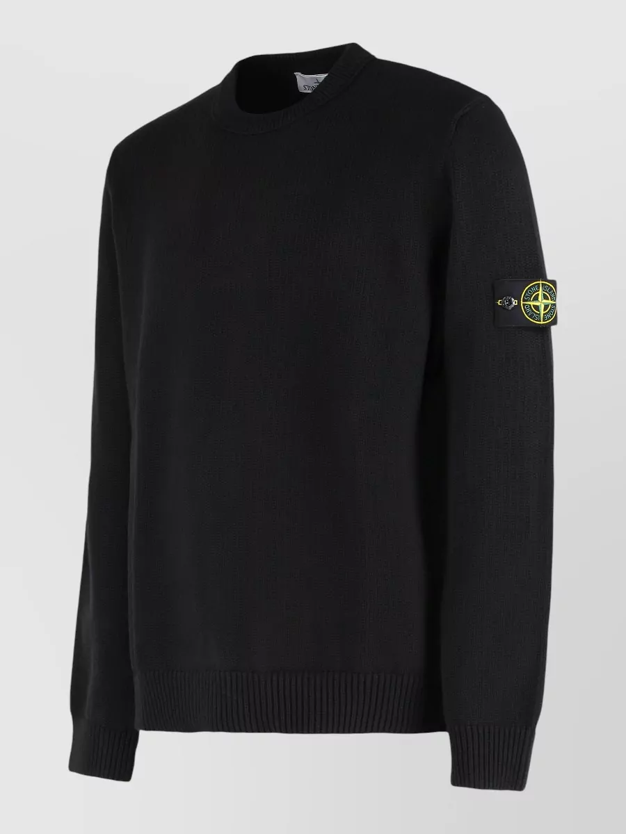 Stone Island Cotton Crew Neck Knitwear Sweater