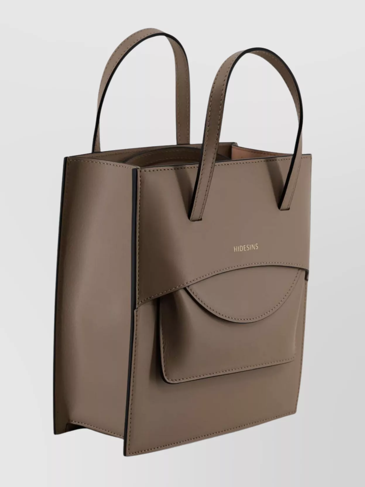Hidesins Soft Calfskin Tote Bag With Flat Bottom