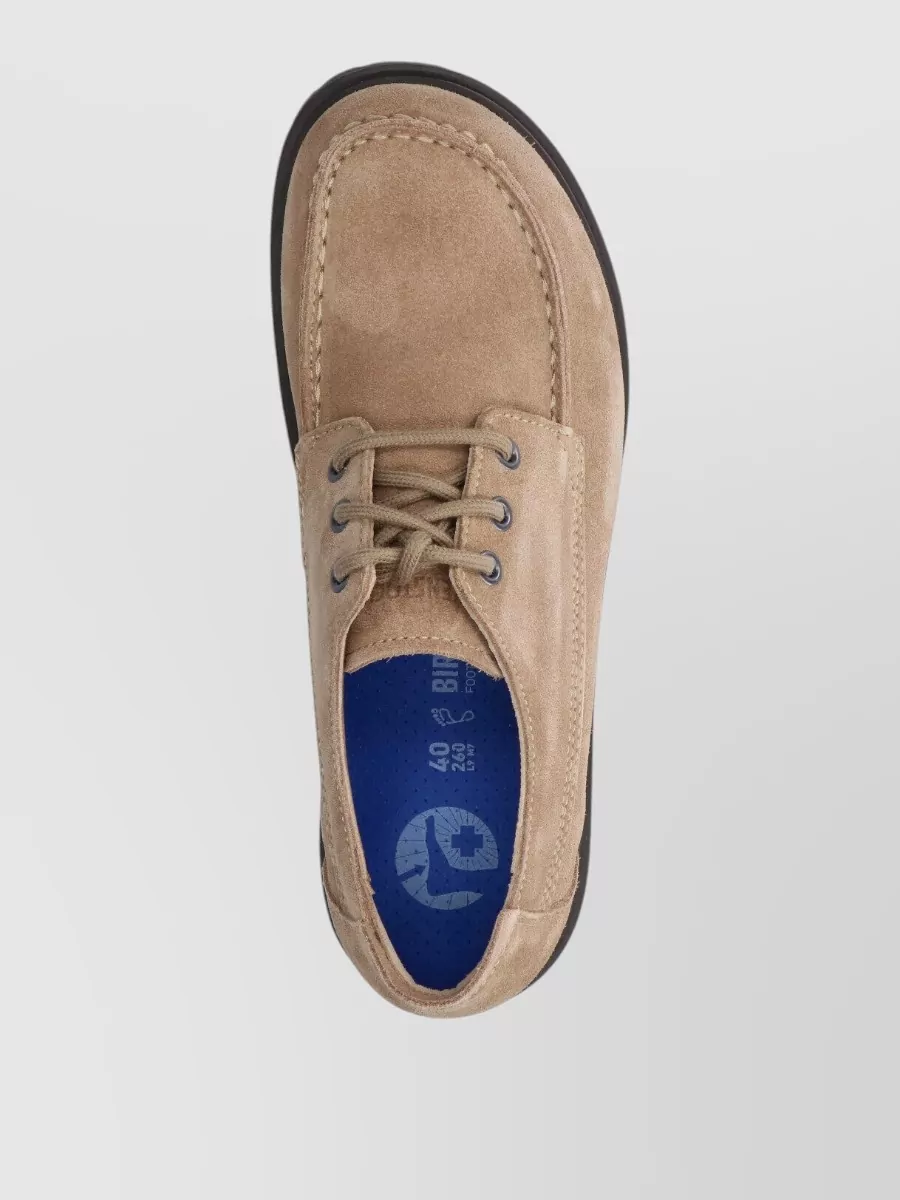 Birkenstock Leather Lace-Up Oxford Shoes