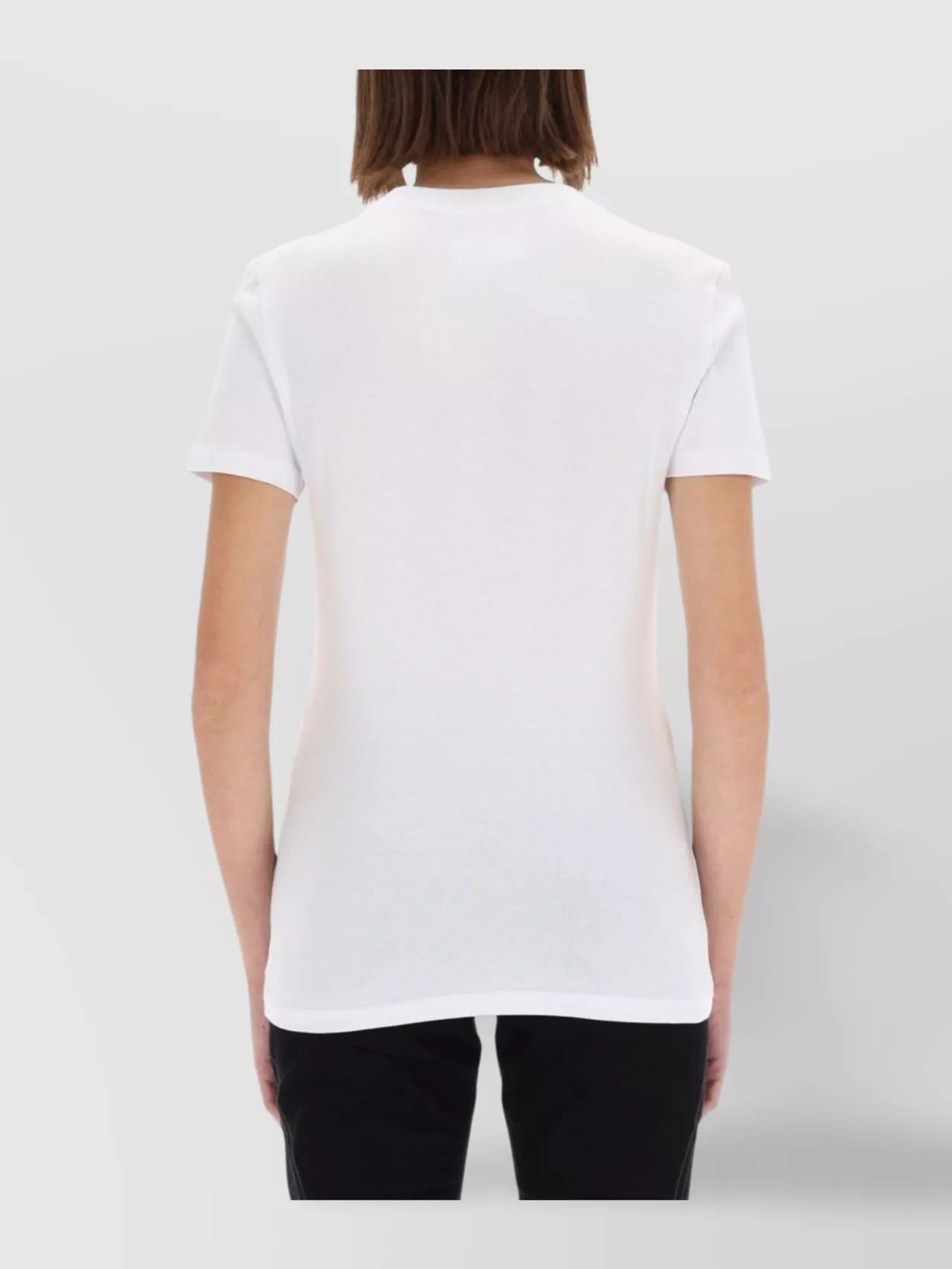 Versace Jeans Couture Floral Graphic Print Short Sleeve Top