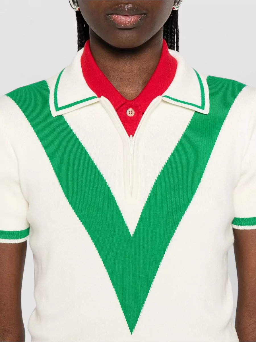 Valentino Garavani Cotton Short-Sleeve Polo Top