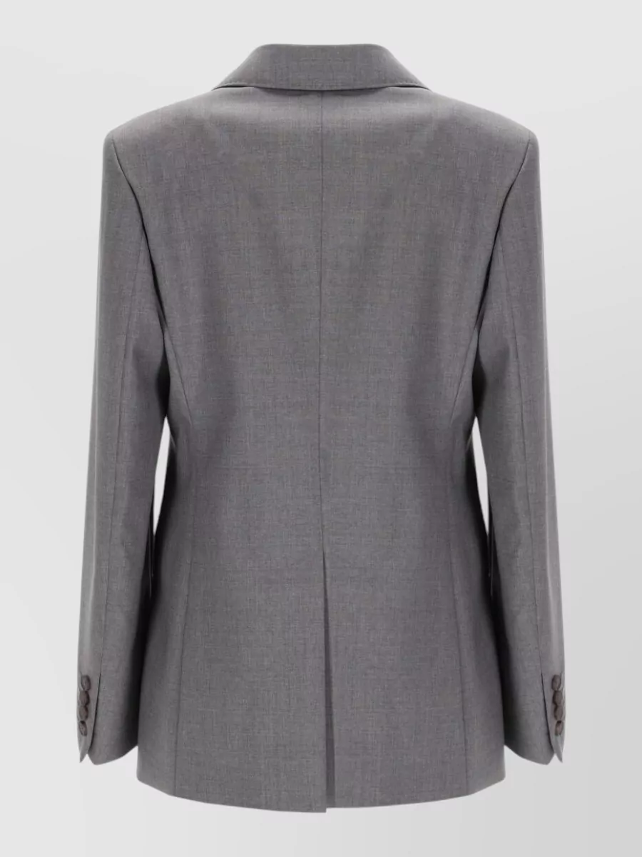 Max Mara Virgin Wool Single-Breasted Blazer