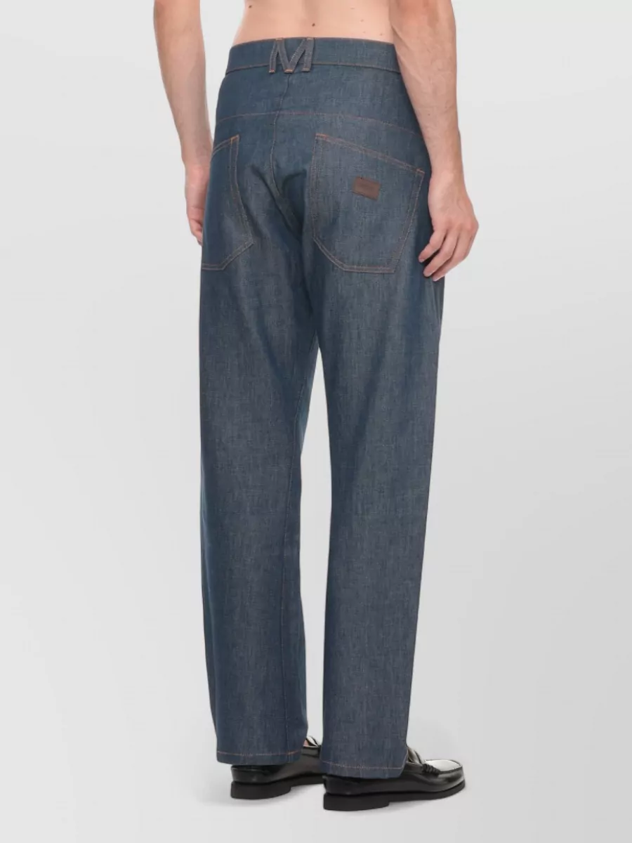 Moschino Denim Straight-Leg Jeans