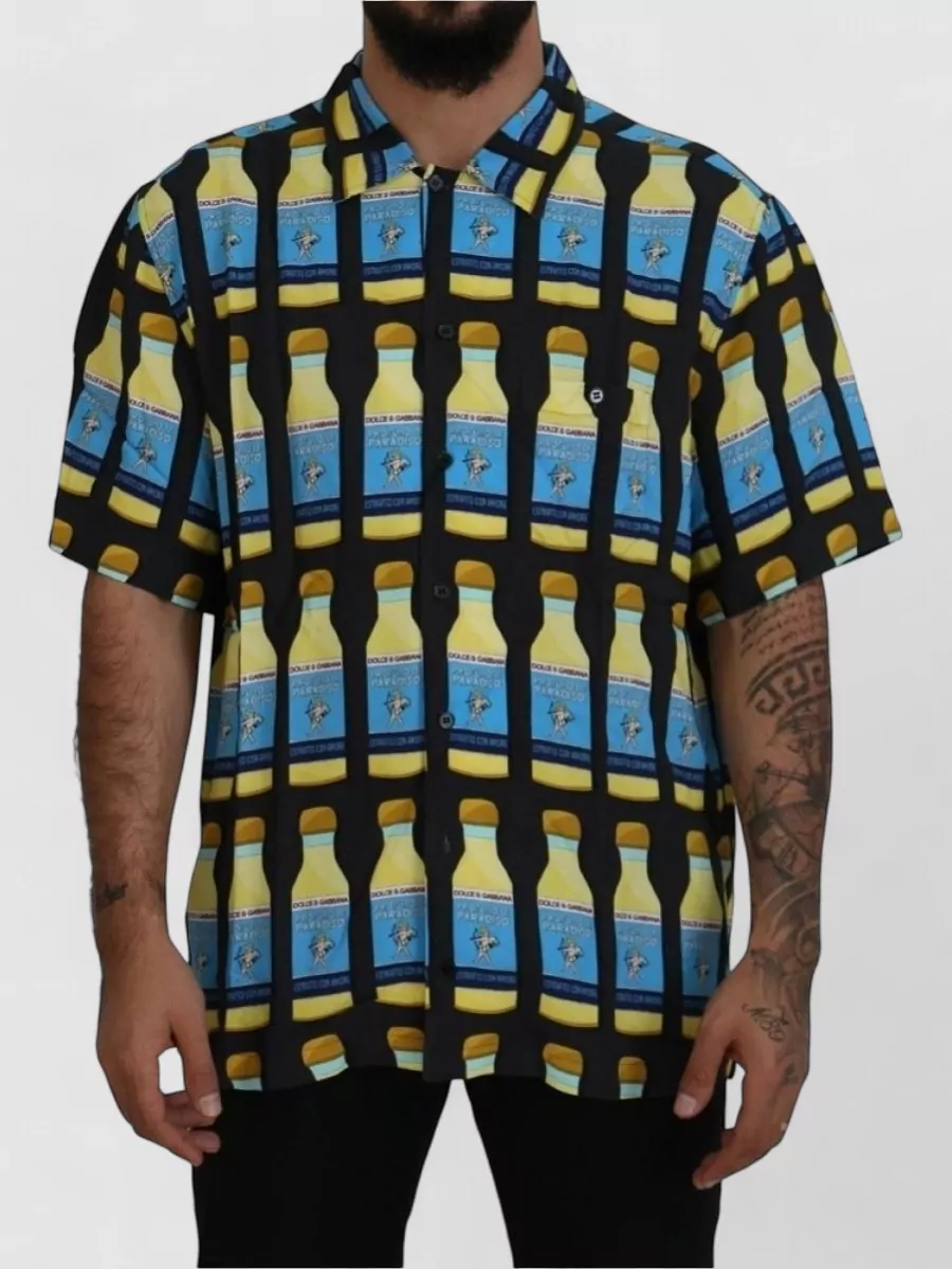 Dolce&Gabbana Printed short-sleeve shirt