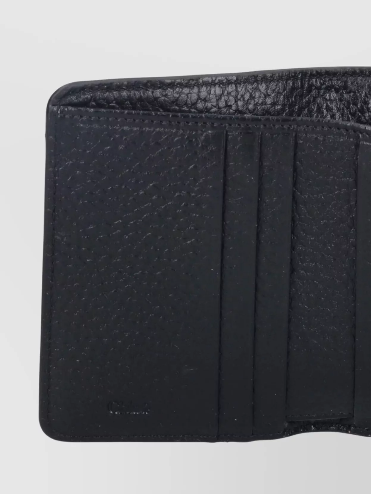 Chloé Logo Embossed Cardholder Wallets